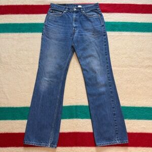 Vintage Levis 517 Mens Bootcut Jeans Medium Wash Denim 34x34 (33x32) 2002